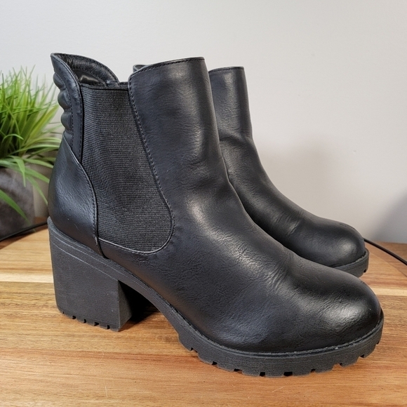 Dirty Laundry Levi Block Heel Chelsea Boot Creeper Size 9 - Picture 3 of 14
